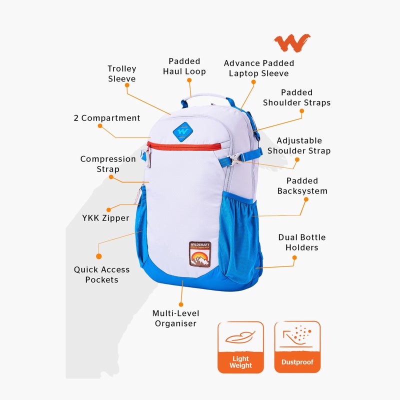 WILDCRAFT CargoPack30PlusWildcraftOff_White - Image 2